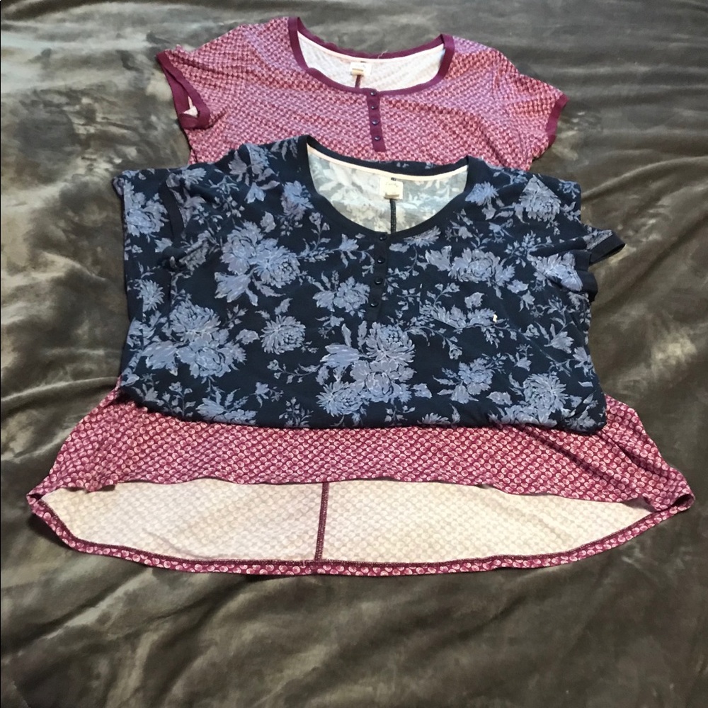 Lucky Brand, 2 Nightshirts, EUC, XL